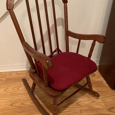 Childâ€™s rocking chair $65