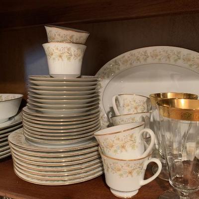 Noritake- Andorra pattern service for 8
 $80