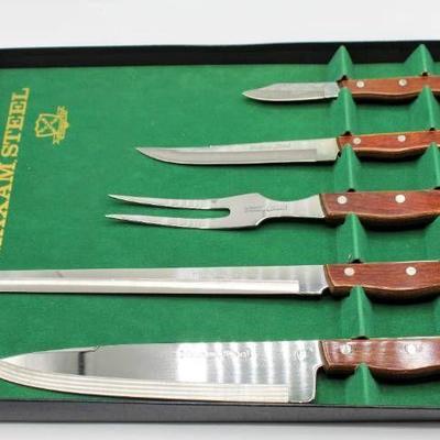 Vintage Maxam Steel Knife Carving Set.