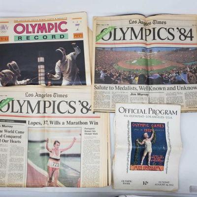 1932 Xth Olympiad Program & 1984 LA Times and Olympic Records Newspapers
1932 Xth Olympiad Program & 1984 LA Times and Olympic Records...