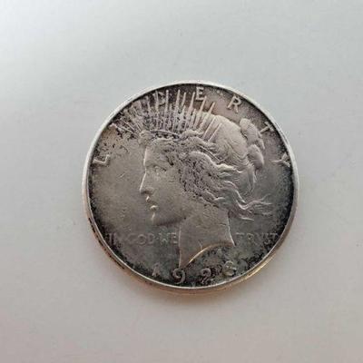 1923 Peace Silver Dollar, San Francisco Mint
1923 Peace Silver Dollar, San Francisco Mint