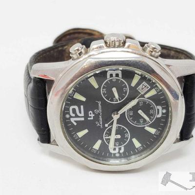635: 635: Lucien Piccard Watch
Measures approx 40mm Marked 26565BK