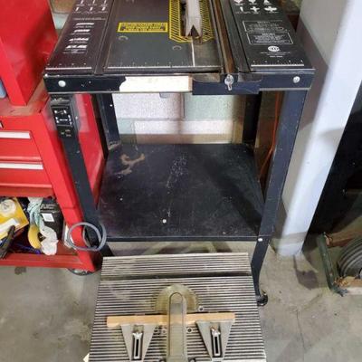 1803:Black & Decker Table Saw and Craftsman Router Table 