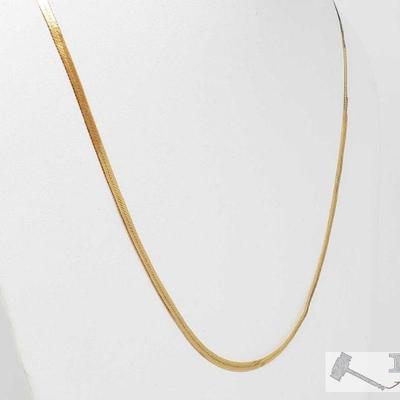 570: 14k Gold Necklace, 6.5g
Weighs approx 6.5g Measures approx 24