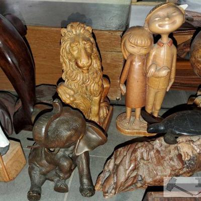 2065: Misc. Decorative items Including Small Figurines, Wood Carved items and more!
Misc. Decorative items Including Small Figurines,...