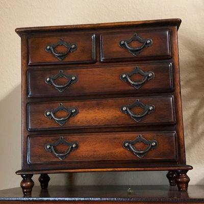 This is a small chest, could be used for jewellery storage.  