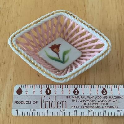 ANtique Trinket Dish Country Cottage