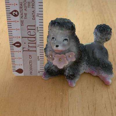 Vintage  1950's Japan Porcelain Spaghetti Sugar Poodle- $6 