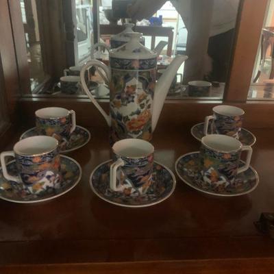 Vintage Japanese Imari Tea Set