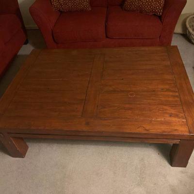 Arts and Crafts Mission Oak Large Occasional Coffee Table