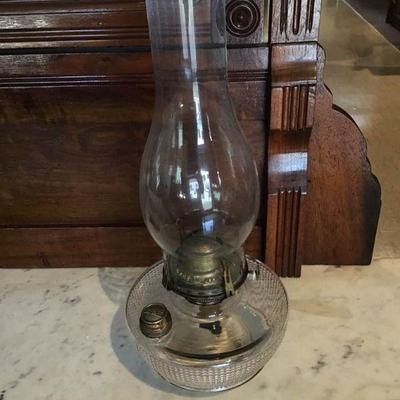 Atq Bradley & Hubbard Oil Lamp