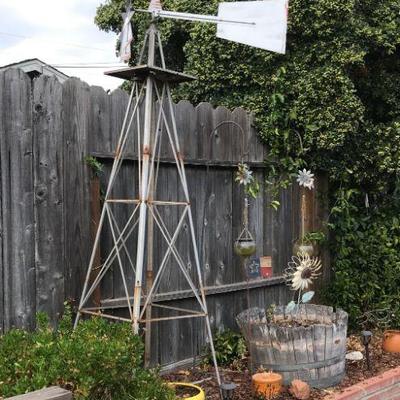 8â€™ Galvanized Backyard Windmill