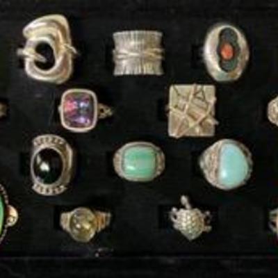 Sterling silver rings