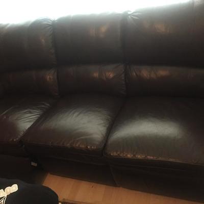 Leather Power Recliner 