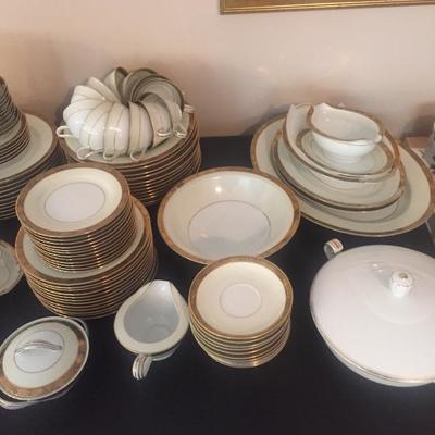Noritake Goldkin China Service 