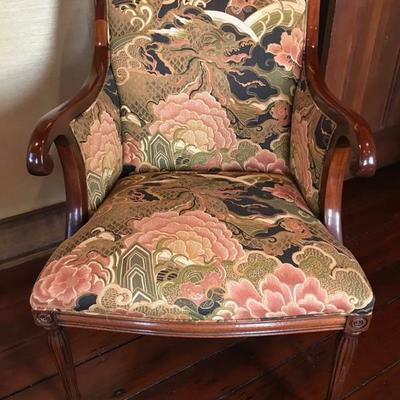 Upholstered arm chair $125
2 available