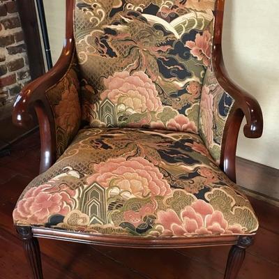 Upholstered arm chair $125
2 available