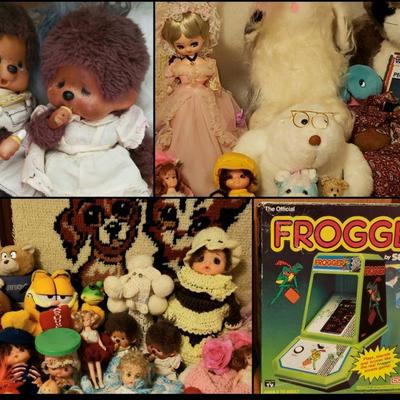 Monchhichi, Frogger, Vintage Toys