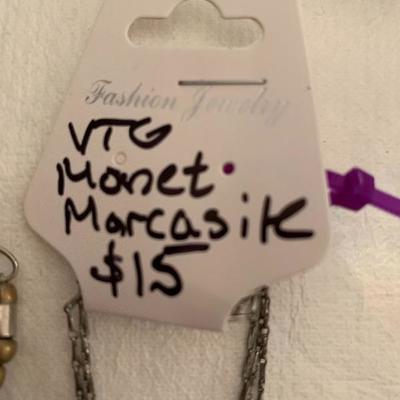 Vintage Monet Marcasite