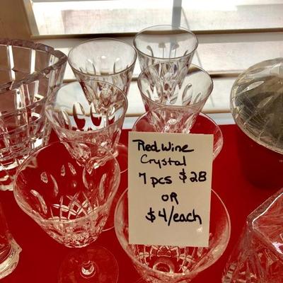 Crystal Red Wine Glasses