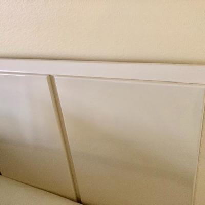 White Lacquer King Headboard - $125