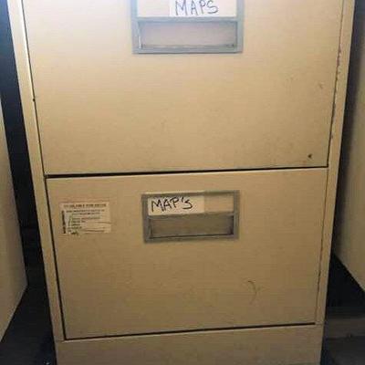 APC070 Metal Two Drawer File Cabinet 