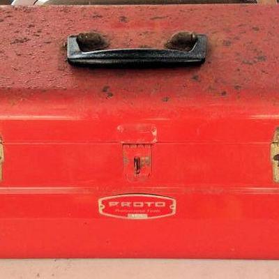 APC042 Red Metal Proto Tool Box