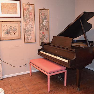 Baby Grand Piano by Grinnell 