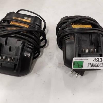 #DCB100 12V MAX FAST CHARGER + A BOSTITCH Charger, ...