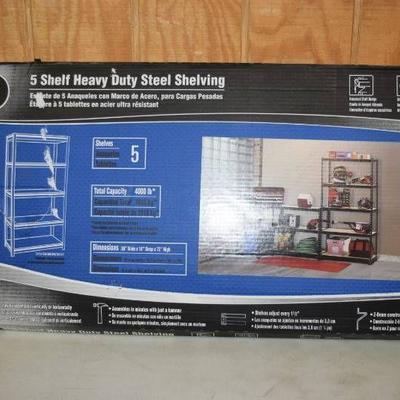 Edsal 5 Shelf Heavy Duty Steel Shelving