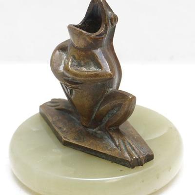 FRENCH ART DECO BRONZE FROG