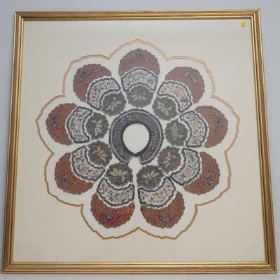 CHINESE ANTIQUE SILK COLLAR - QING DYNASTY
