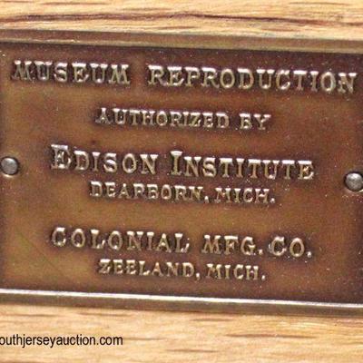  — RARE MODEL —  Museum Reproduction authorized by Edison Institute Dearbon, Mich. Colonial Mfg. Co. Longfellow Desk in the Mahogany with...