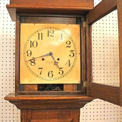  ANTIQUE â€œITHACAâ€ American Oak Grandfather Clock

Auction Estimate $300-$600 â€“ Located Inside

  