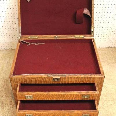  ANTIQUE Quartersawn Oak Silver Flatware Box

Auction Estimate $100-$300 â€“ Located Inside 