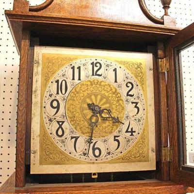  ANTIQUE American Golden Oak Grandfather Clock with Art Nouveau Leaded Glass Front

With Weights and Pendulum

Auction Estimate $300-$600...