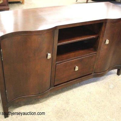  Contemporary Serpentine Front Mahogany Media Cabinet

Auction Estimate $100-$300 â€“ Located Inside 