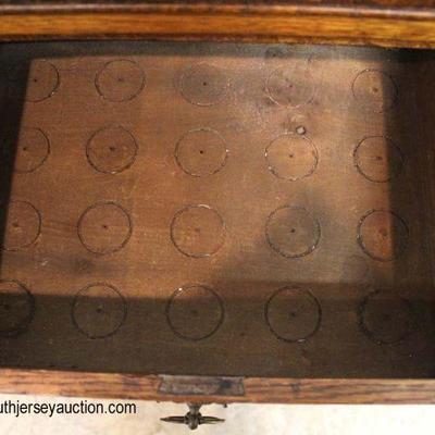  ANTIQUE Oak Cylinder Roll Cabinet

Auction Estimate $100-$300 â€“ Located Inside

  