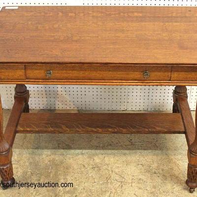  ANTIQUE Oak 1 Drawer Library Table

Auction Estimate $100-$200 â€“ Located Inside 