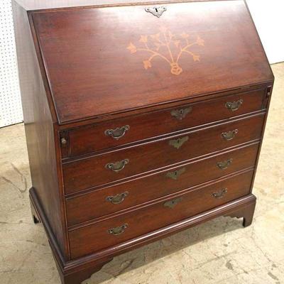  — RARE MODEL —  Museum Reproduction authorized by Edison Institute Dearbon, Mich. Colonial Mfg. Co. Longfellow Desk in the Mahogany with...
