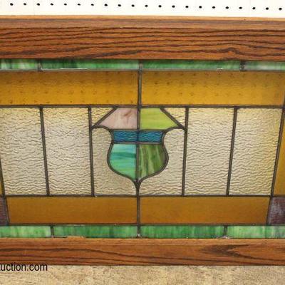  Selection of ANTIQUE Leaded Glass Windows in Oak Frames

Auction Estimate $100-$300 each â€“ Located Inside

  