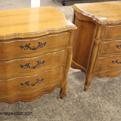  PAIR of Mahogany French Provincial 3 Drawer Night Stands

Auction Estimate $100-$300 – Located Inside 