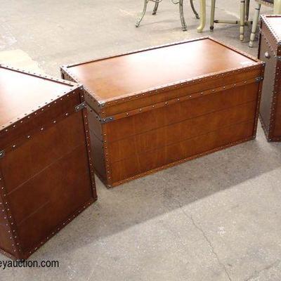  Set of 3 Wood Box Living Room Tables

Auction Estimate $100-$200 â€“ Located Inside 