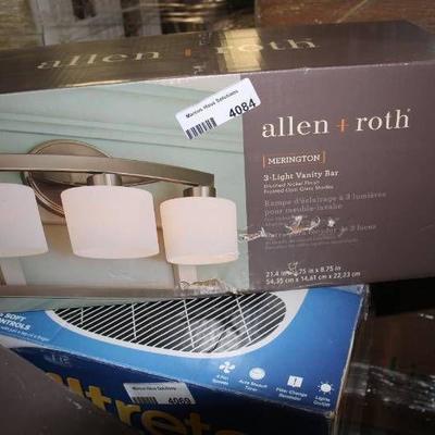 Allen & Roth Bathroom 3 Light