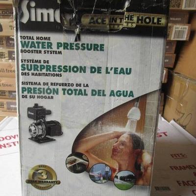 Simer Whole House Water Pressure Booster