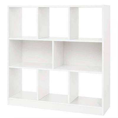 VASAGLE Wooden Bookcase Open Cubes Shelves, Free S ...