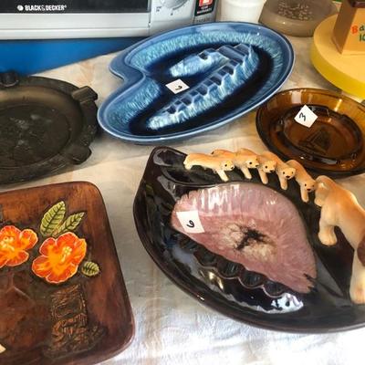 Mid Century Ash Trays