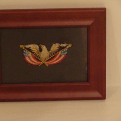 Vintage embossed  Framed American Eagle patch