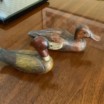 Vintage Wooden Duck Decoys
