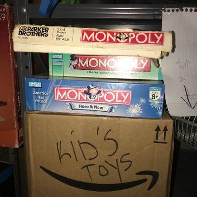Monopoly & other toys/games